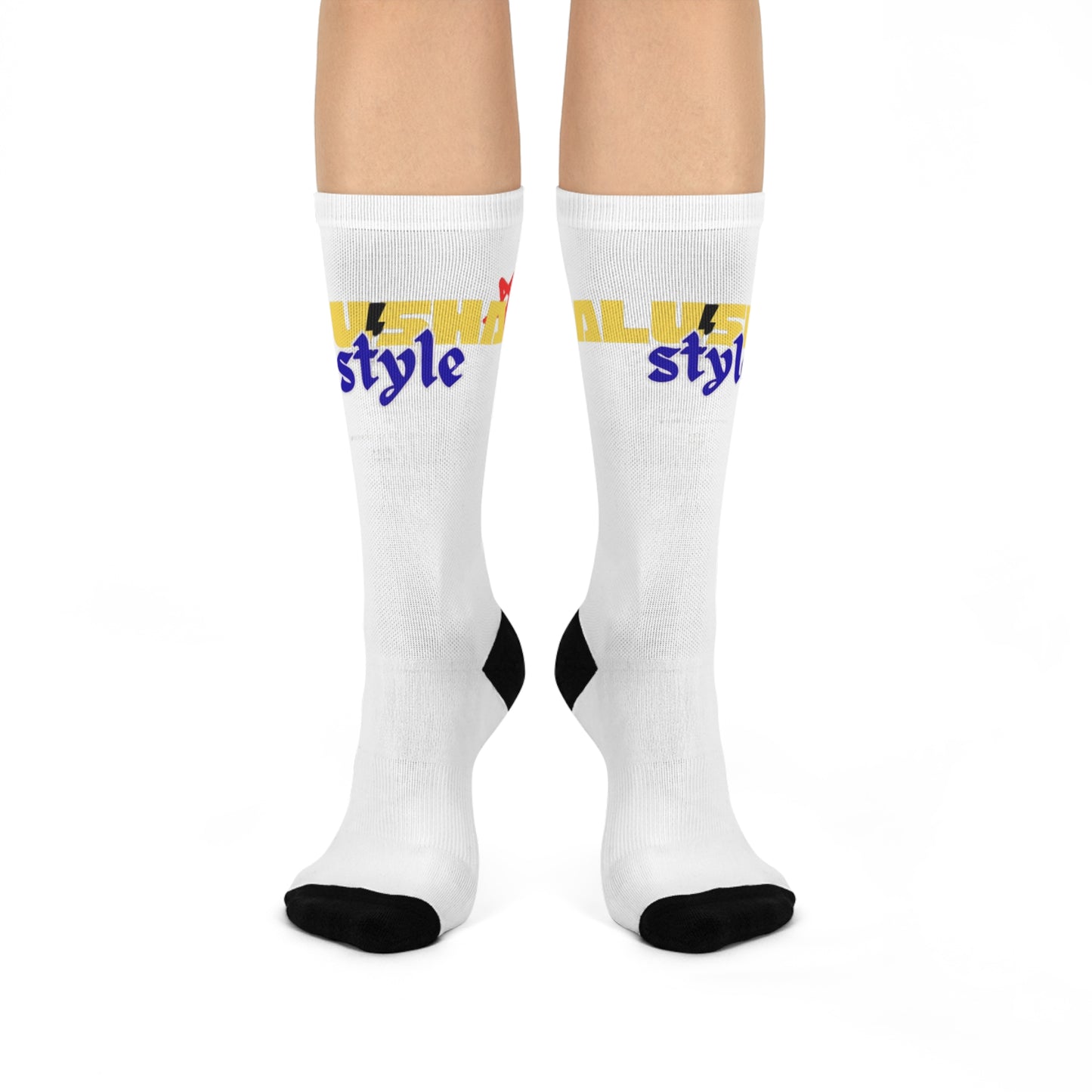 Fun Cushioned Crew Socks - Comfortable & Stylish Socks for Everyday Wear, Gift for Friends, Cozy House Socks, Fun Gift for Kids