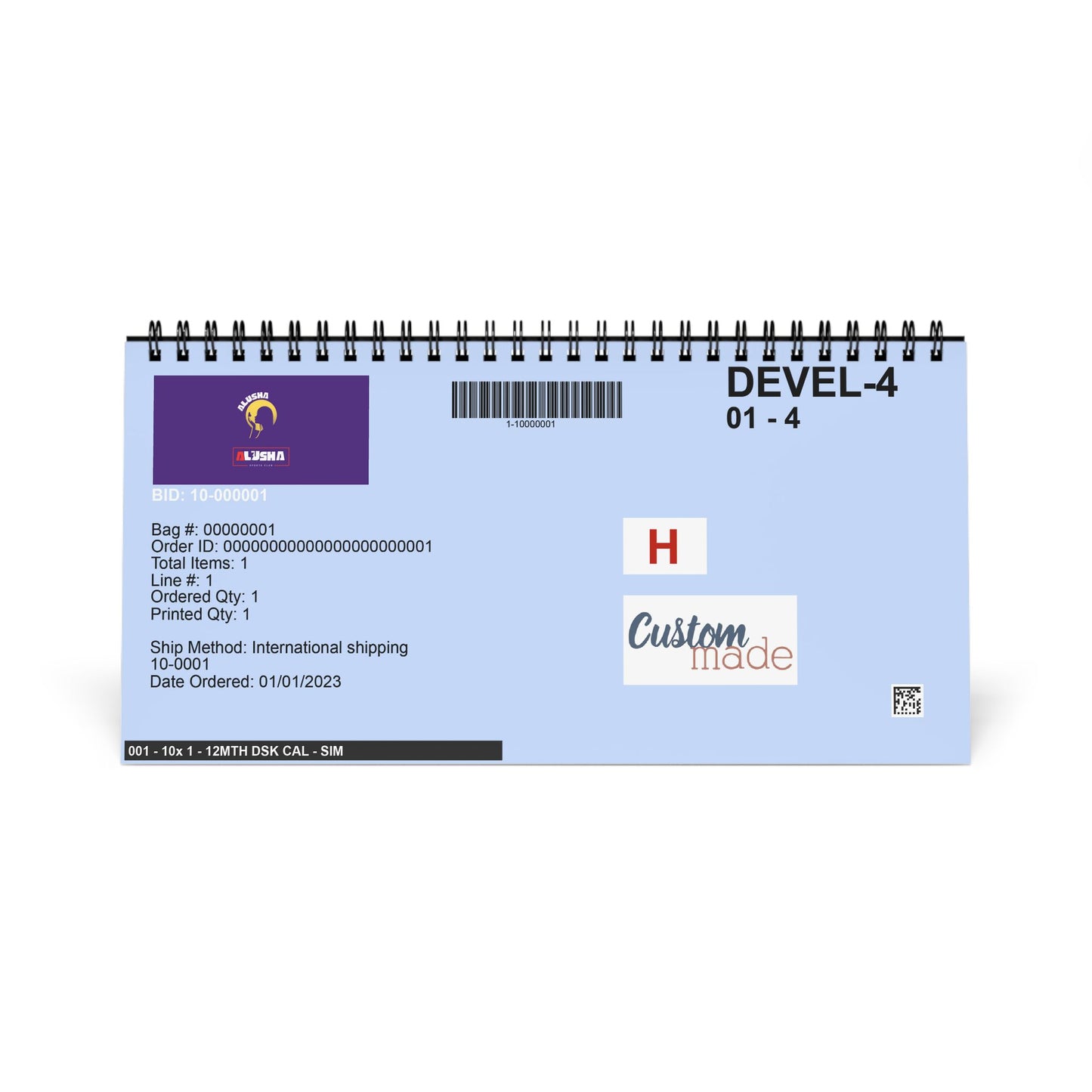 2025 Desktop Calendar, Motivational Desk Organizer, Sports Team Planner, Office or Home Décor, Gift for Gym Lovers