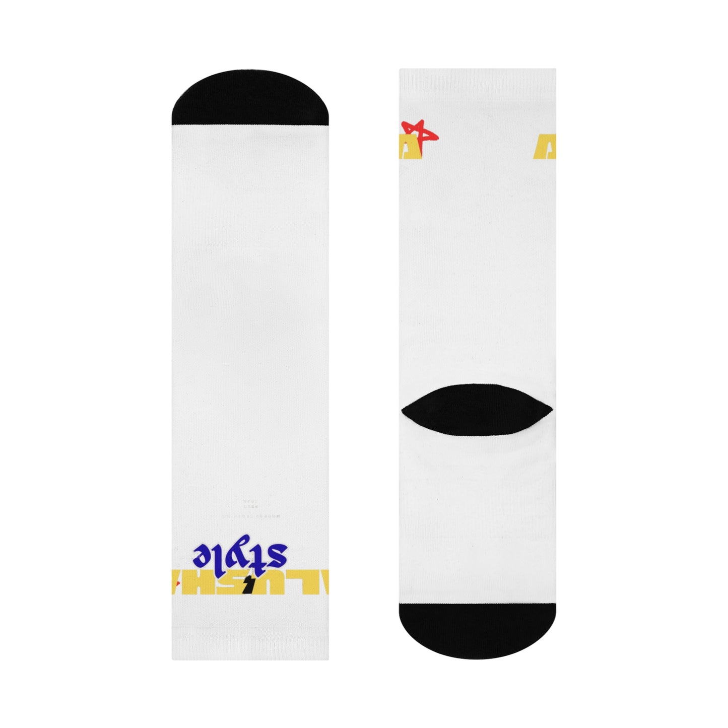 Fun Cushioned Crew Socks - Comfortable & Stylish Socks for Everyday Wear, Gift for Friends, Cozy House Socks, Fun Gift for Kids