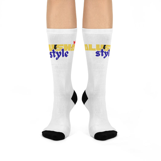 Fun Cushioned Crew Socks - Comfortable & Stylish Socks for Everyday Wear, Gift for Friends, Cozy House Socks, Fun Gift for Kids