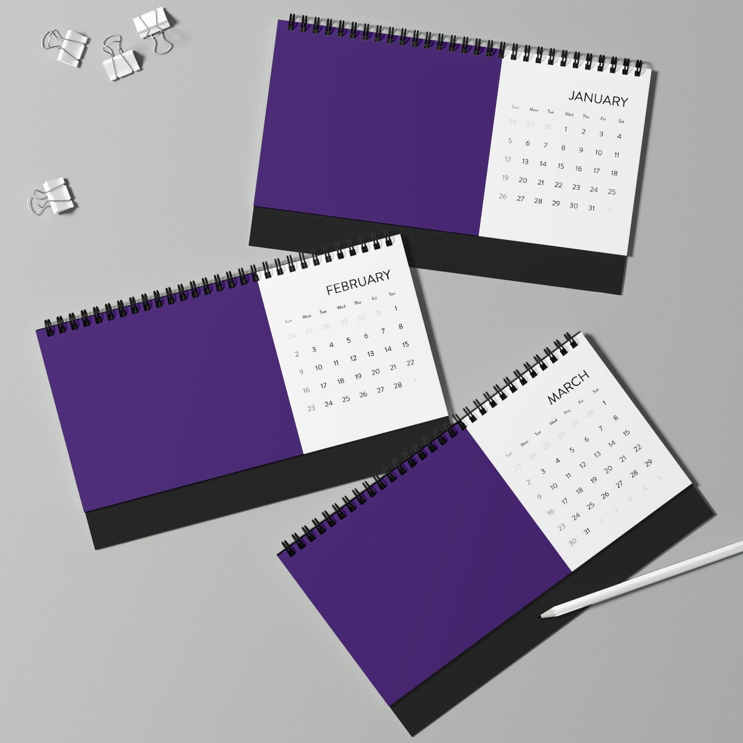 2025 Desktop Calendar, Motivational Desk Organizer, Sports Team Planner, Office or Home Décor, Gift for Gym Lovers